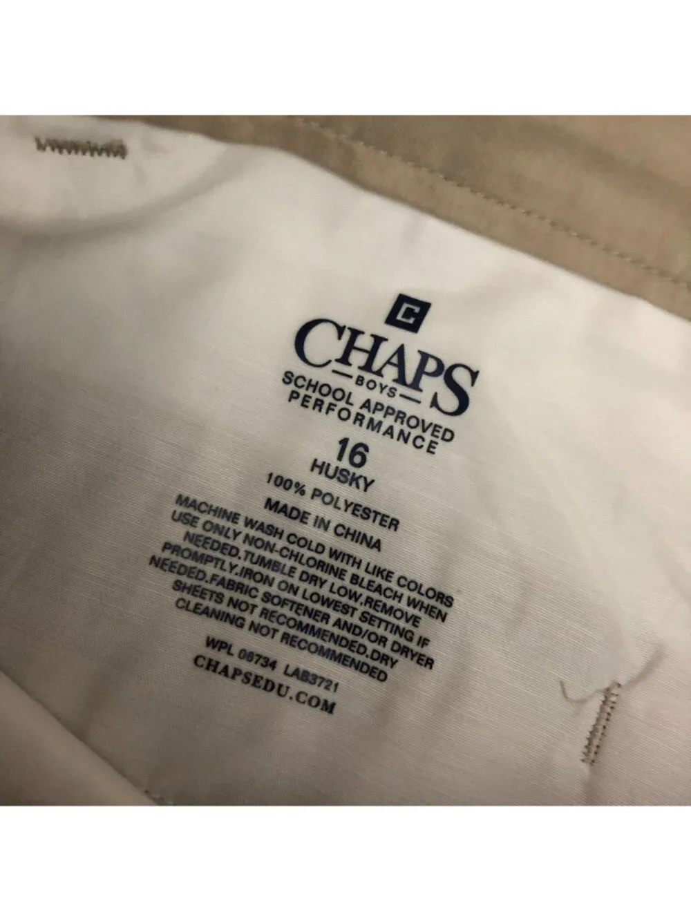 Chaps boys khaki